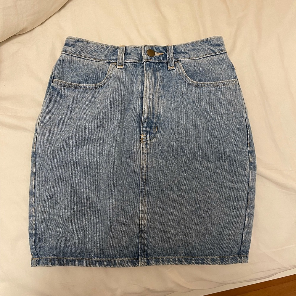 American Apparel Jean Skirt
